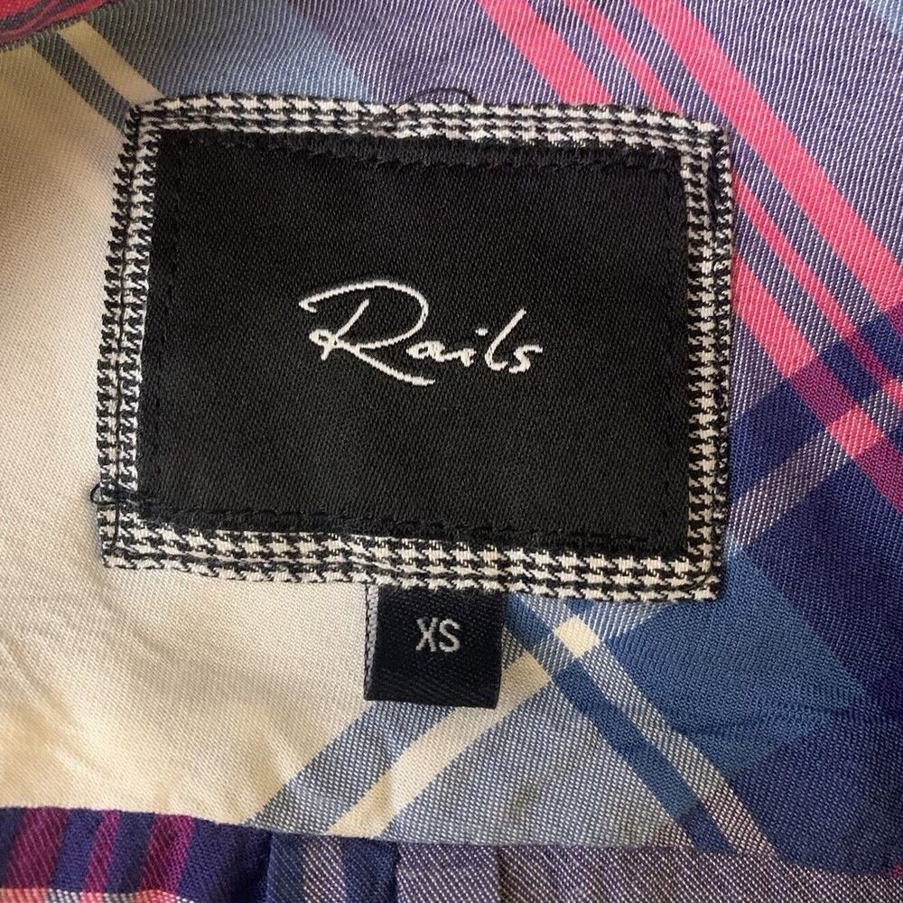 Rails Shirt Women's Size X-Small Button Down Fun … - image 3